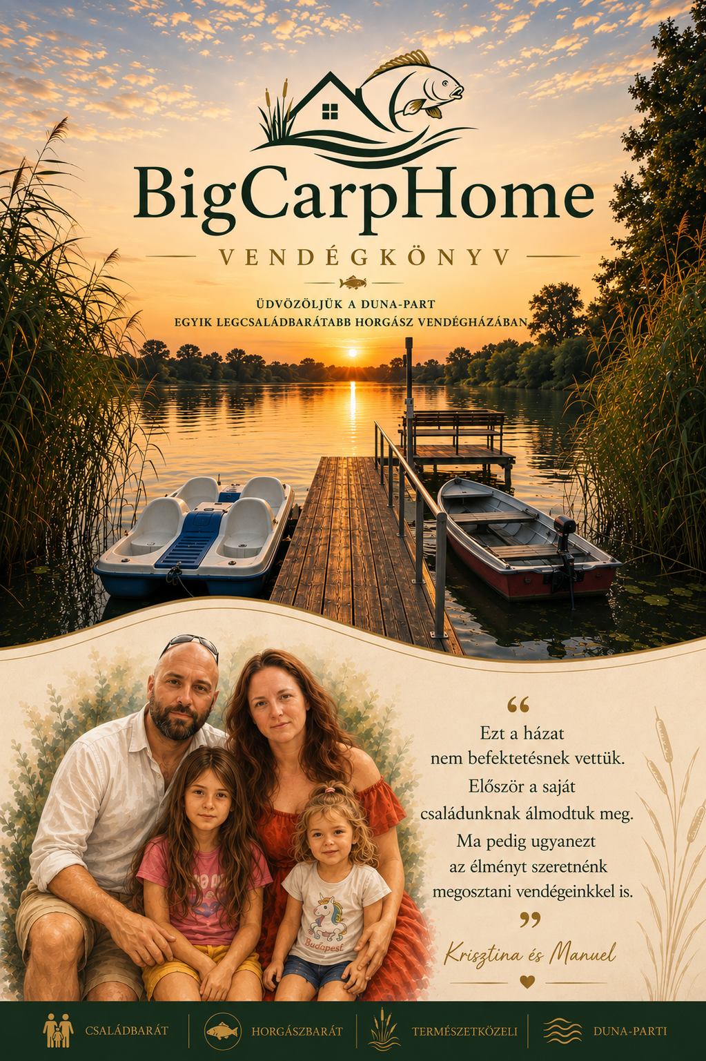 BigCarpHome Vendégház borítókép