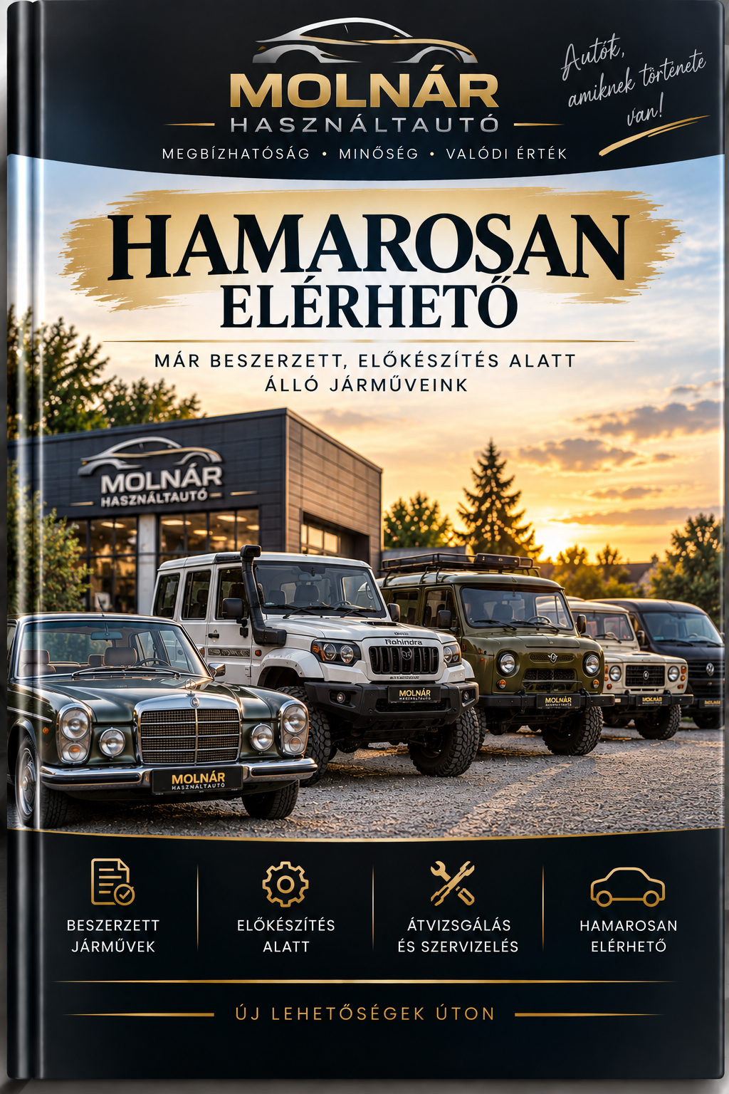 Hamarosan elérhető járművek